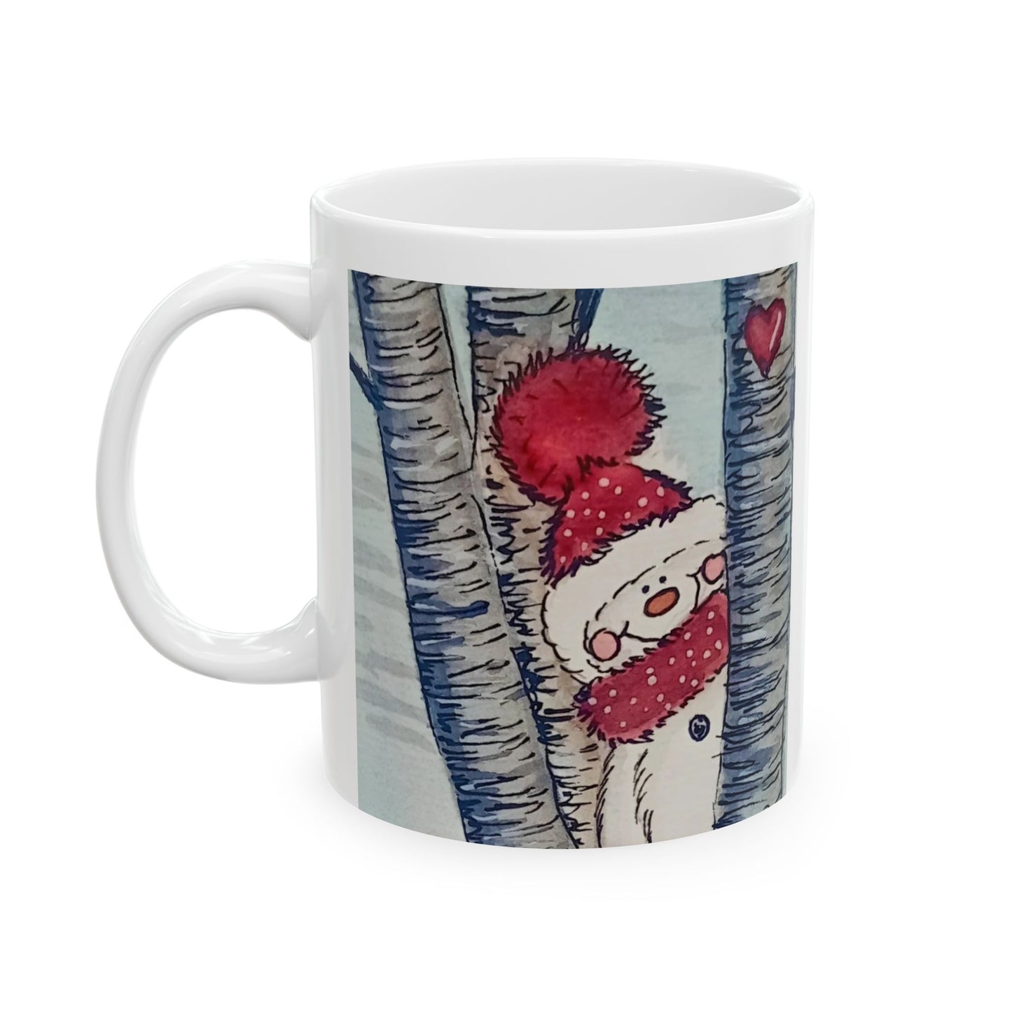 Snowman Holiday Wishes Ceramic Mug