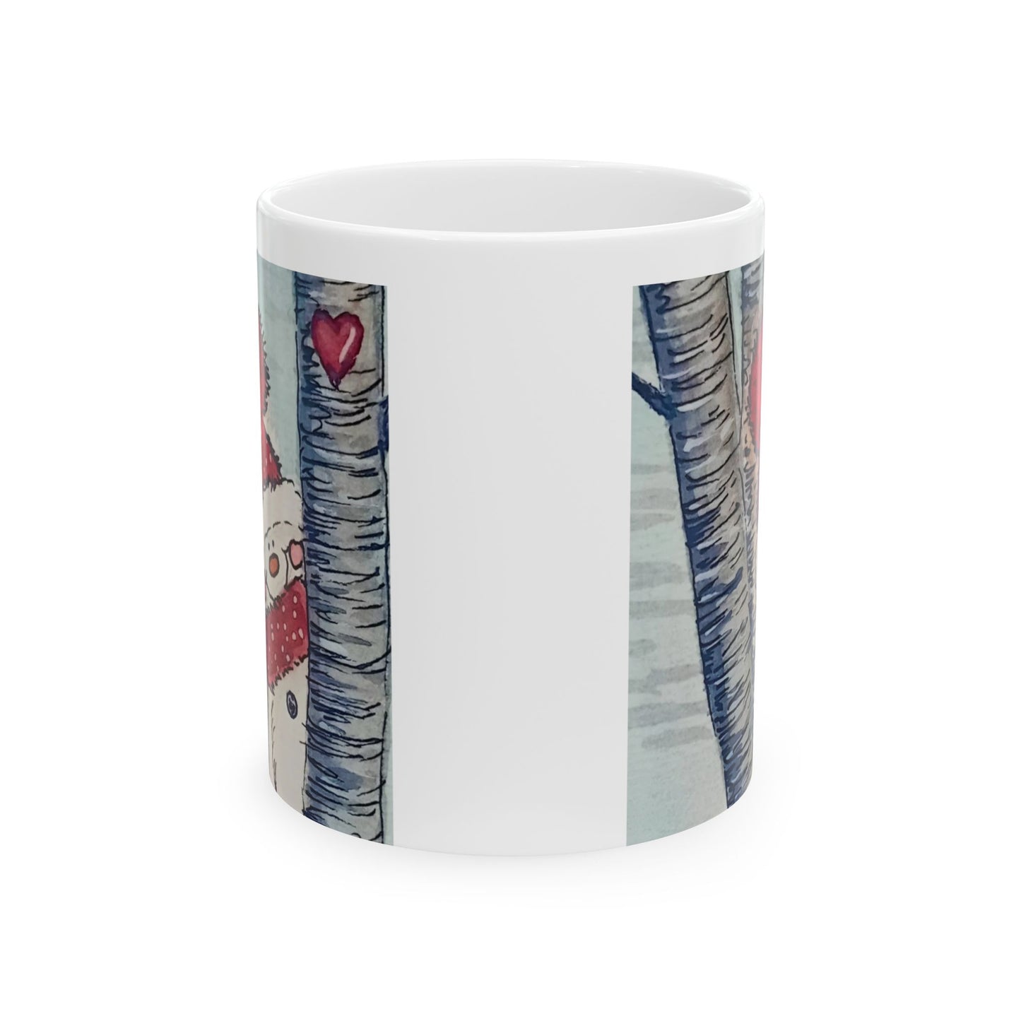 Snowman Holiday Wishes Ceramic Mug